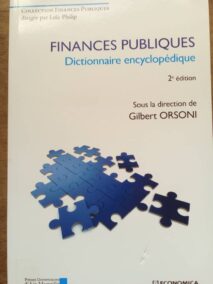 Couverture d’ouvrage : Finances publiques : Dictionnaire encyclopédique
