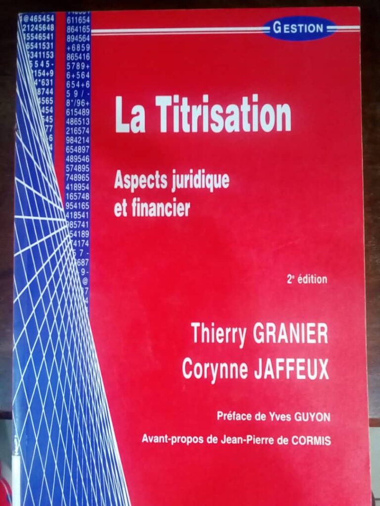 Couverture d’ouvrage : La Titrisation : Aspects juridique et financier