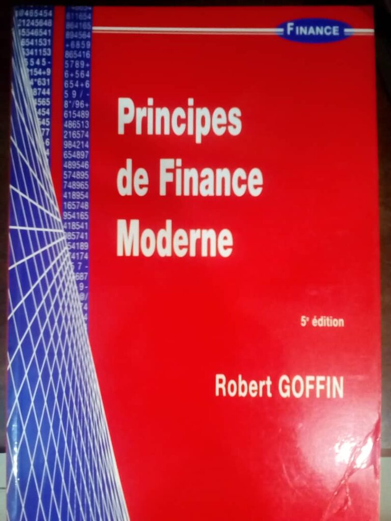 Couverture d’ouvrage : Principes de Finance Moderne