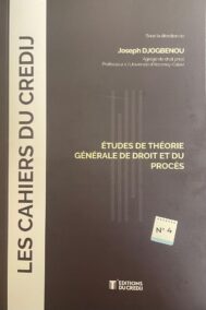 Etudes de théorie générale et du procès, Les Cahiers du CREDIJ, N°4